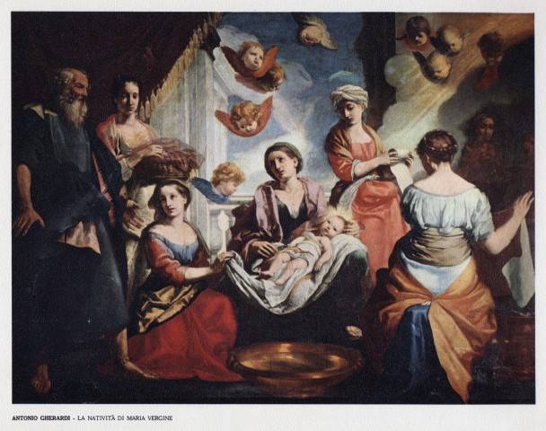 Antonio Gherardi, la "Natività della Vergine"
