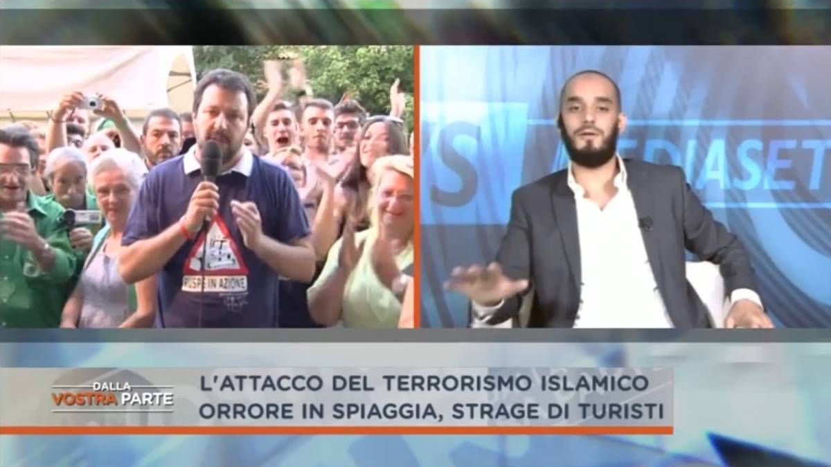 "Qui l'islam è sotto attacco". E Salvini zittisce il musulmano: "Sei ospite, torna a casa tua"
