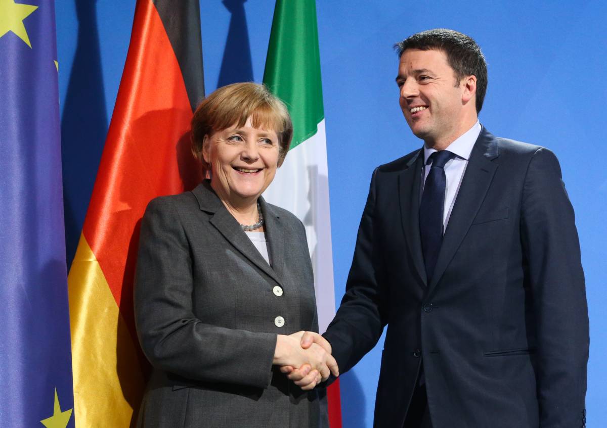 Viaggio di nozze a Berlino: Renzi in ginocchio dalla Merkel