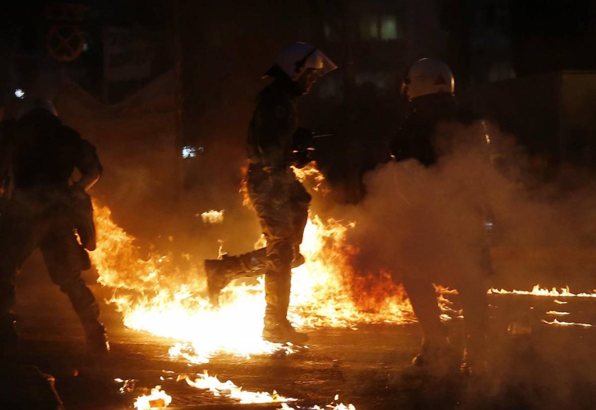 Anche un italiano tra gli arrestati per gli scontri ad Atene