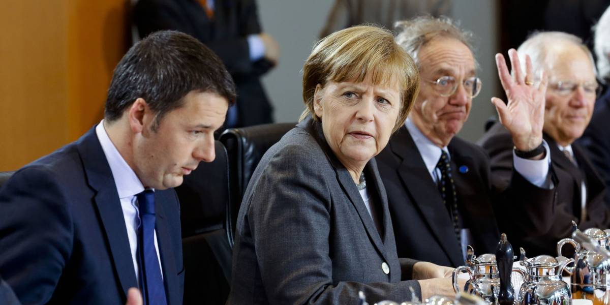 Renzi vedrà la Merkel Ma va caccia di alleati nella guerra all'Europa