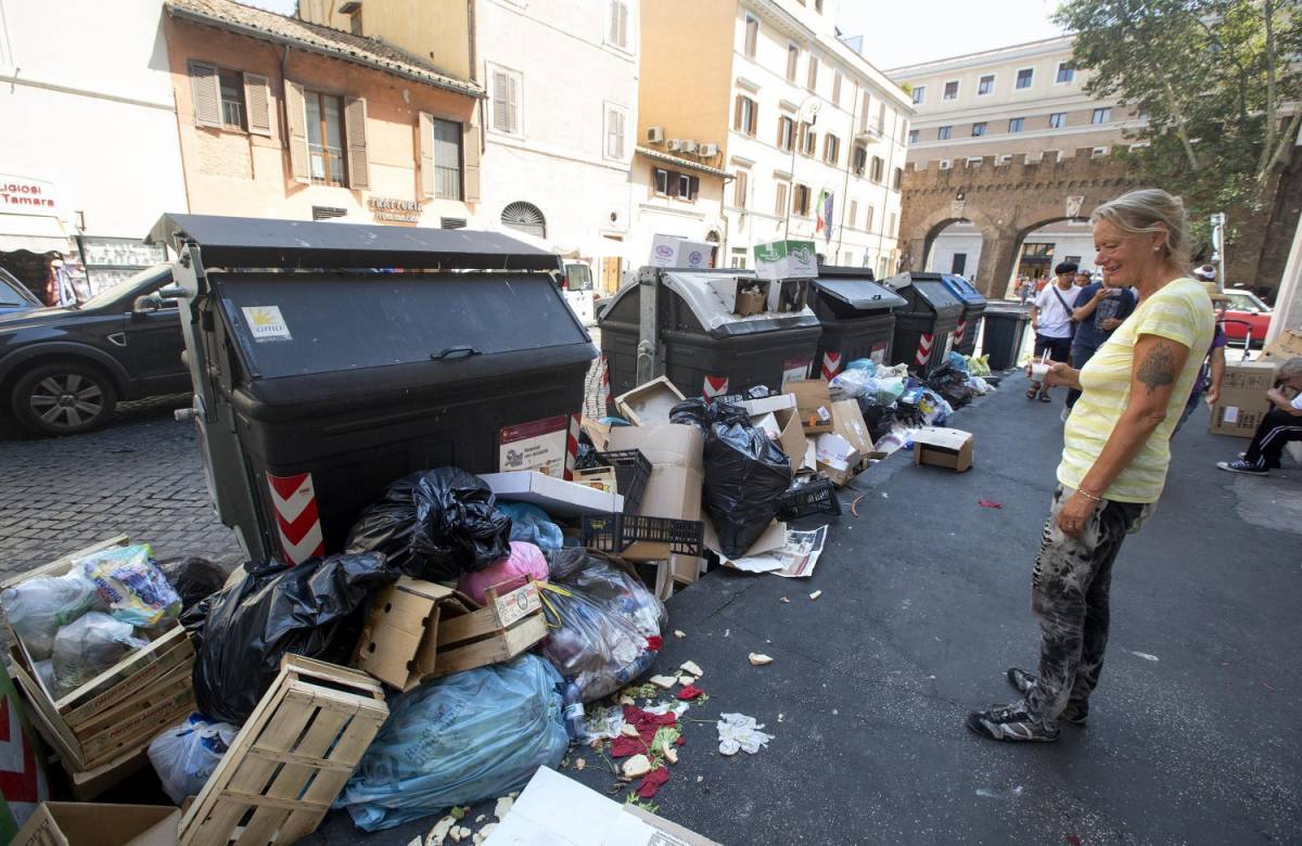 La settimana nera di Roma: così sarà invasa dai rifiuti