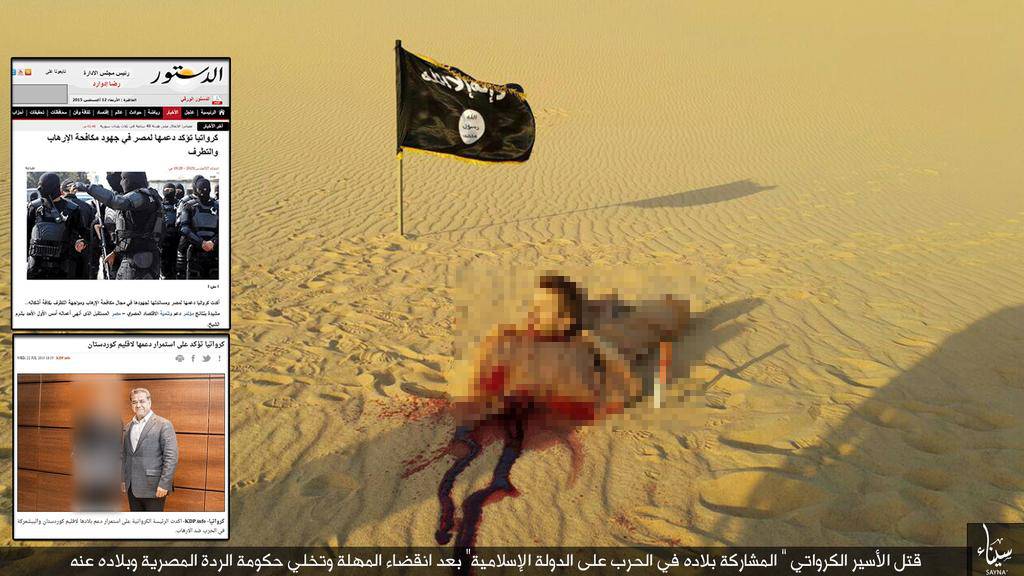 Tomislav Salopek decapitato dai jihadisti egiziani legati all'Isis