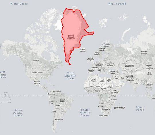 Il mondo a grandezza reale: la nuova mappa geografica