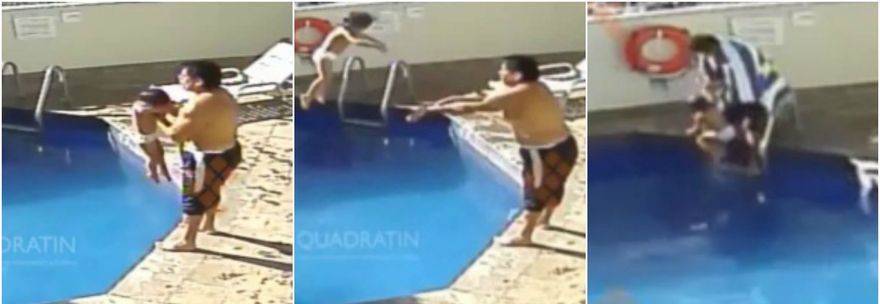 Messico, muore bimba in piscina dopo essere stata lanciata dal padre