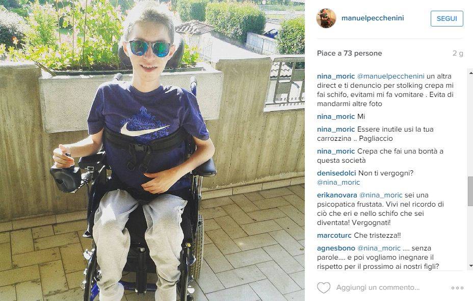 La Moric replica al disabile: "Mi hanno manomesso l'account"