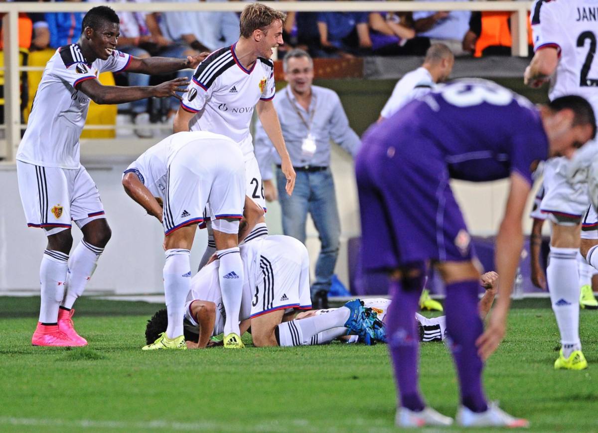 Europa League, Fiorentina-Basilea 1-2