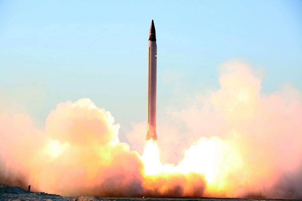 Una foto del test di lancio dell'Emad resa disponibile dal ministero della Difesa