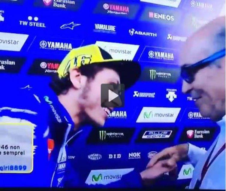 Moto Gp, Valentino Rossi a Ezpeleta: “Che schifo”