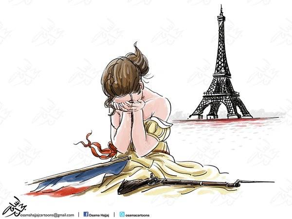 L'ironia sulla Francia ferita. La satira dei vignettisti arabi