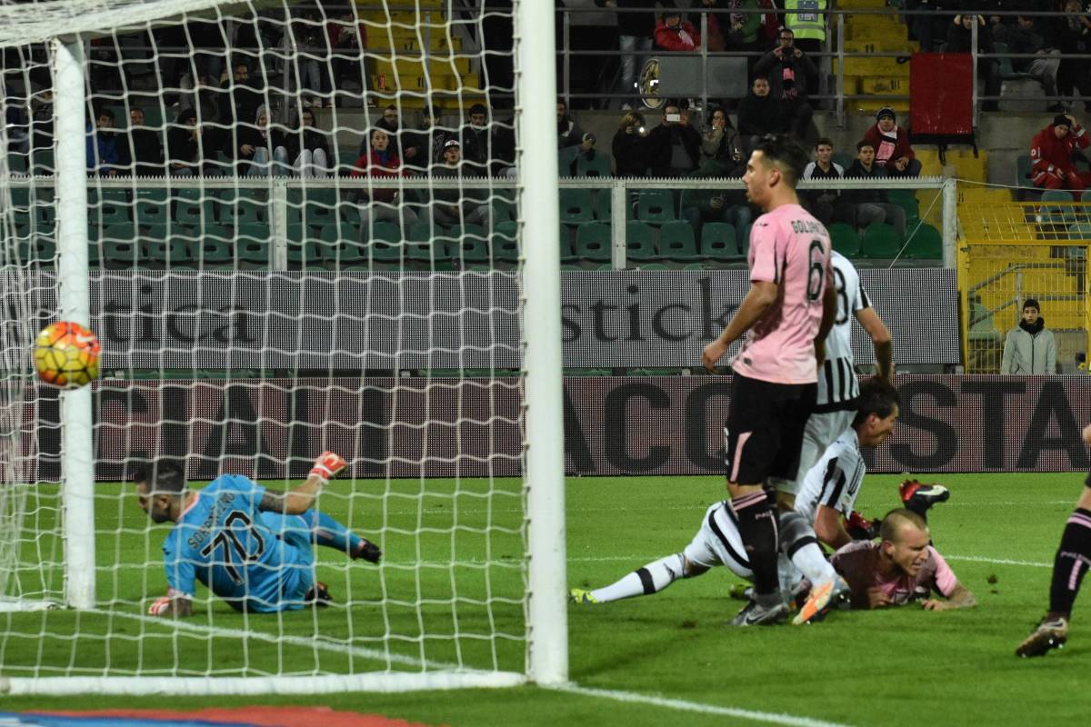 La Juve infila la quarta: 3-0 al Palermo