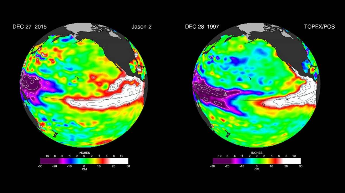L'avvertimento della Nasa, effetti El Nino come nel 97-98