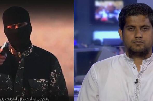 A sinistra, il "nuovo Jihadi John". A destra, una foto di Dhar