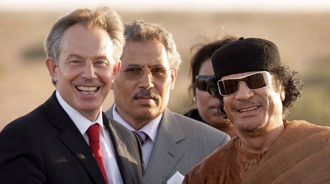 Gheddafi avvertì Tony Blair, "Dopo di me, jihad in Europa""