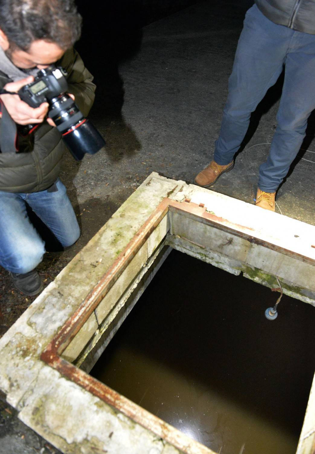 La cisterna dove è stato ritrovato il corpo di Gloria Rosboch