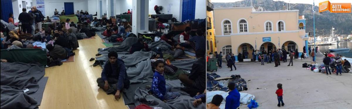 L'isola di "Mediterraneo": 300 abitanti e 900 rifugiati