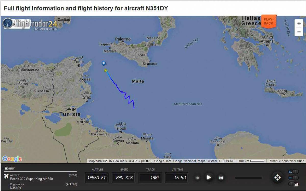 Da Pantelleria aerei spia Usa nella guerra sulla costa libica
