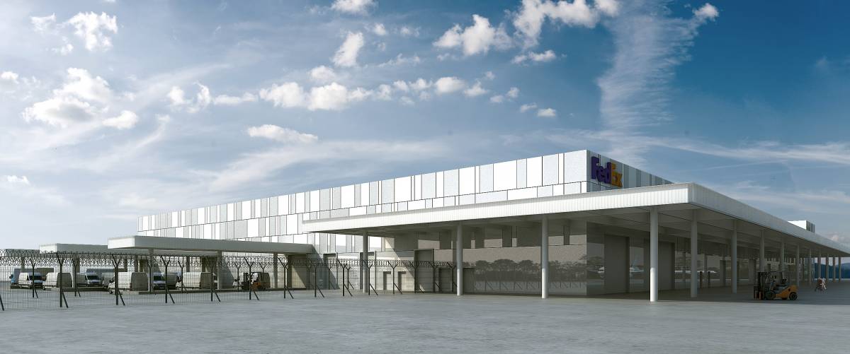 Malpensa, completata la struttura esterna della nuova base di FedEx
