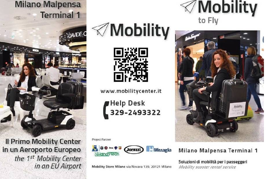 Malpensa più accessibile con gli scooter elettrici di Mobility Center