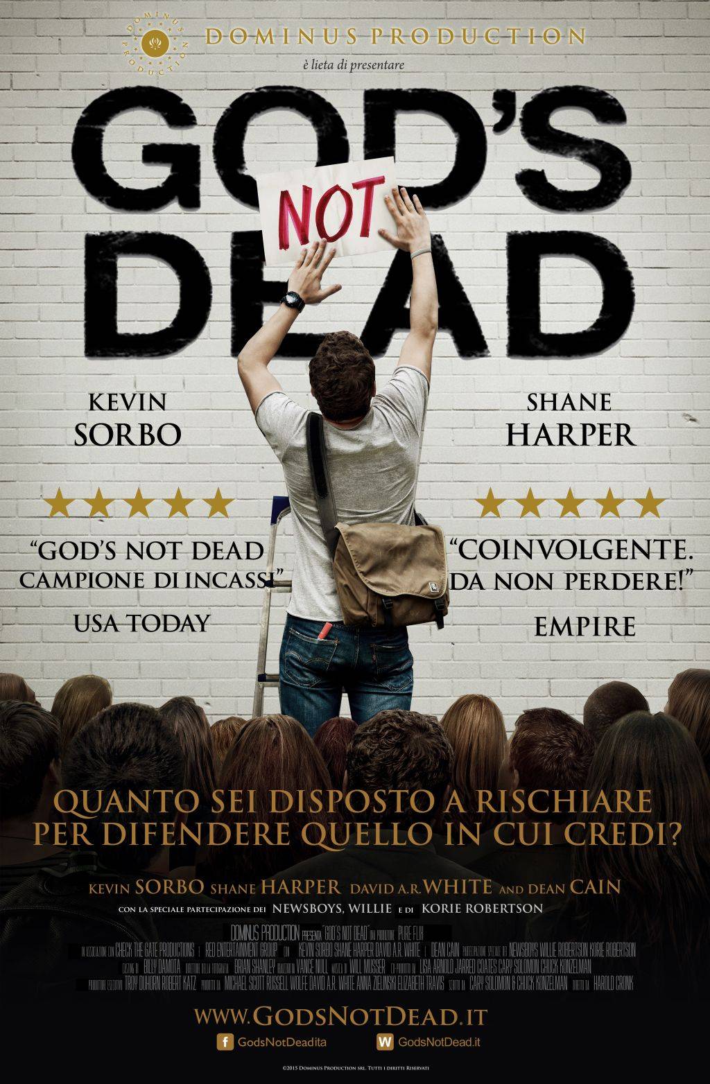 Religione cattolica bandita dalle sale: "Censurato il film Dio non è morto"