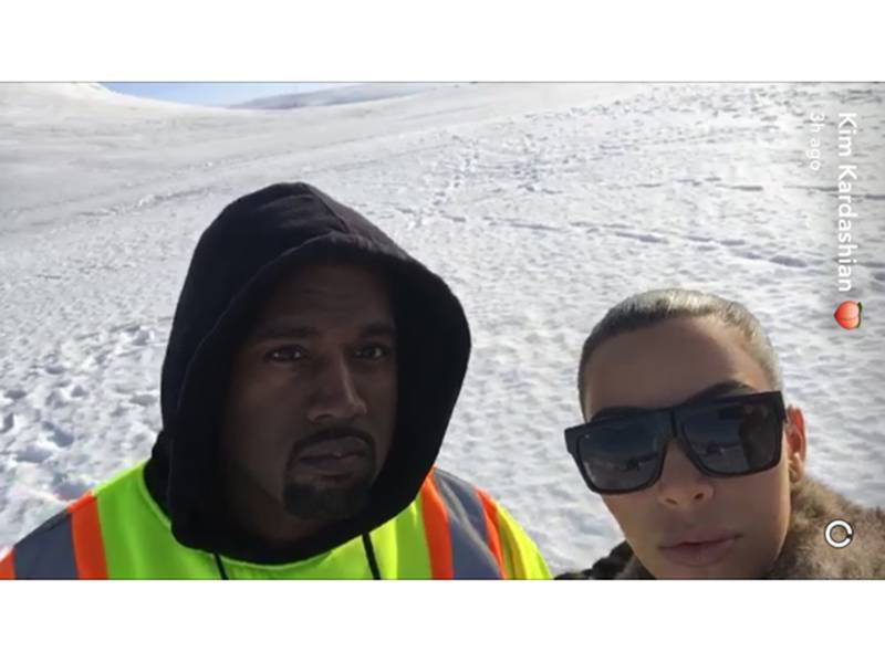 Kim Kardashian e Kanye West, atterraggio d'emergenza in Islanda