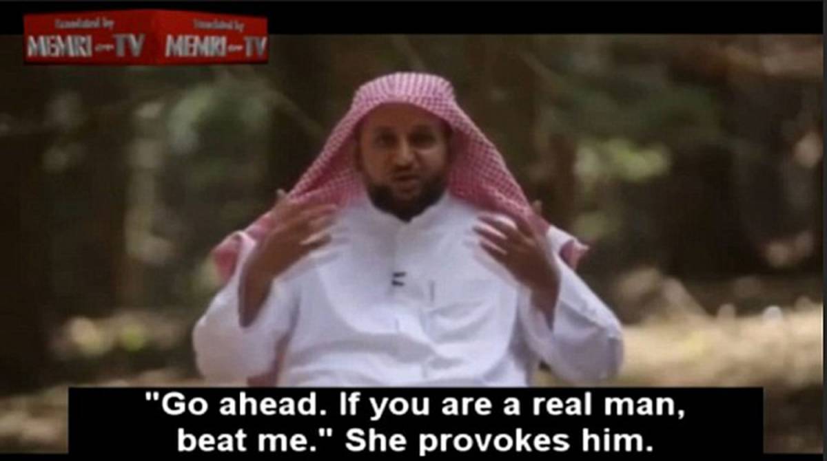 Follia del terapeuta islamico: "Vostra moglie? Pestatela così"