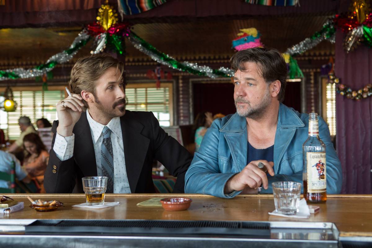 Russel Crowe e Ryan Gosling in "The Nice Guys"