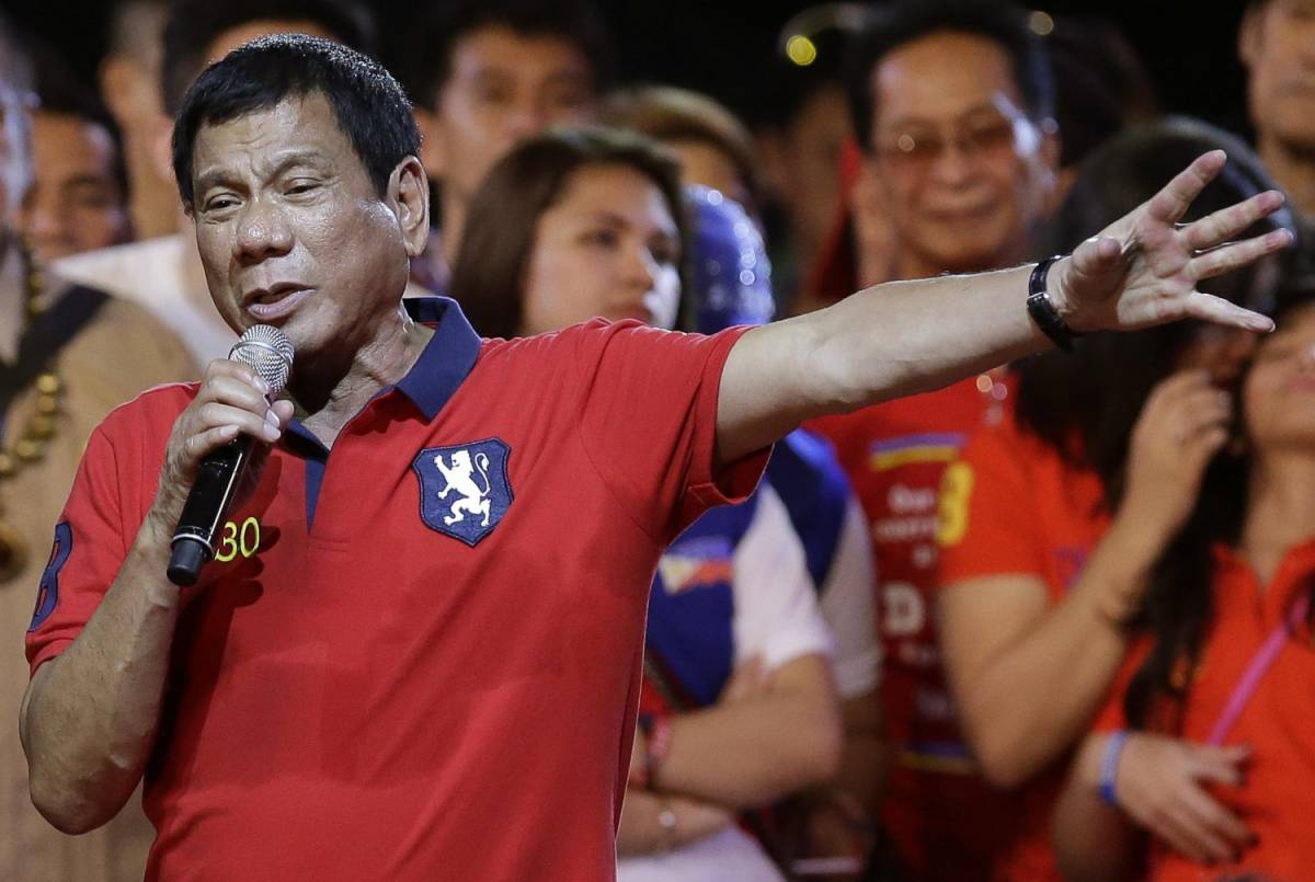 Filippine, nuovo presidente: "Giusto uccidere giornalisti corrotti"