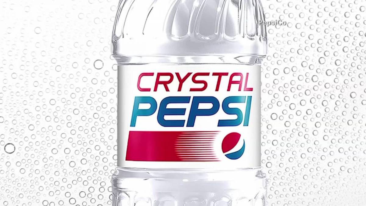 Pepsi è pronta a riportare sul mercato la variante "Crystal"