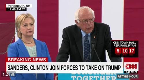 Sanders: "Appoggerò Hillary Clinton, è il miglior candidato"