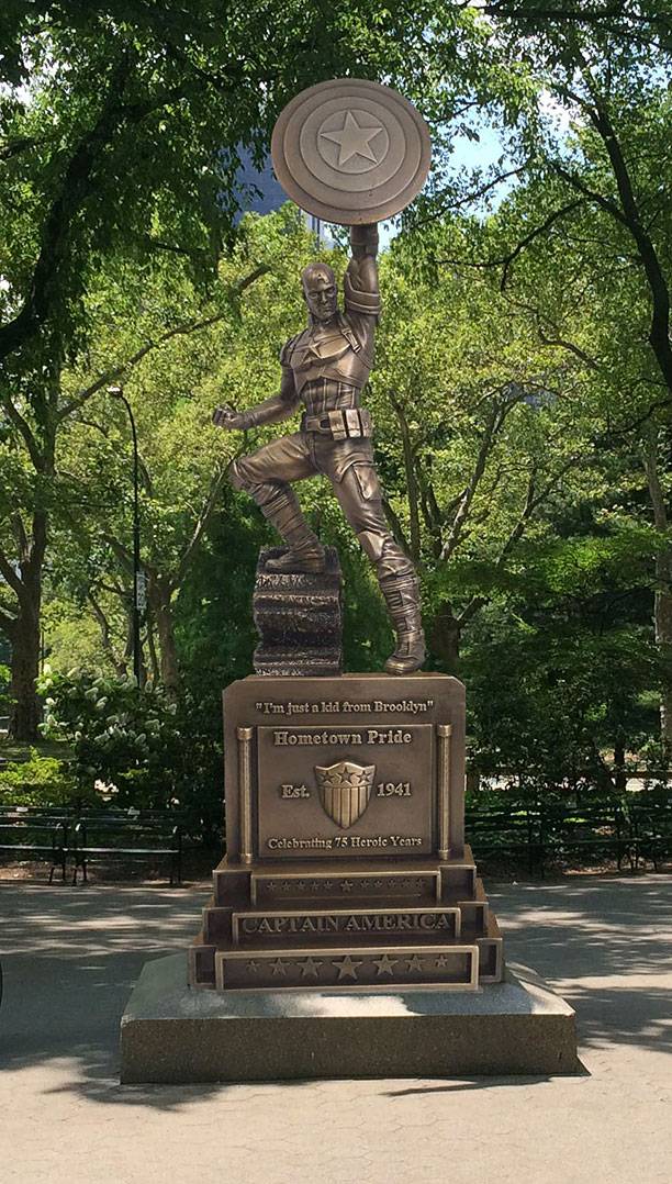 Capitan America avrà una statua in un parco di New York
