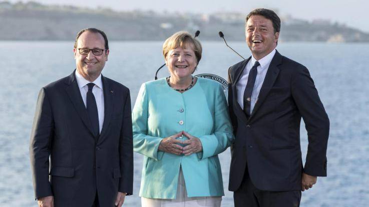 Merkel, Renzi, Hollande da suonatori a suonati