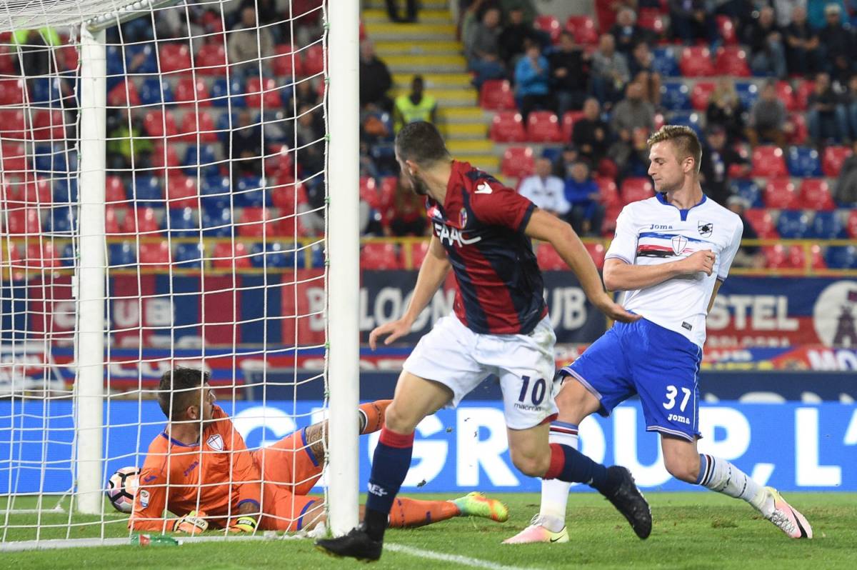 Il Bologna vola con Verdi e Destro: Sampdoria battuta per 2-0