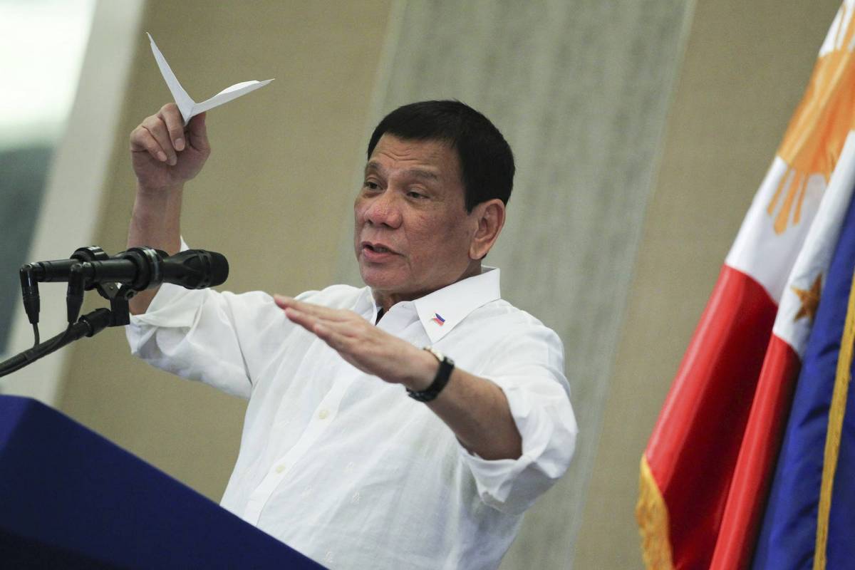 Il presidente filippino Duterte: "Quando ero sindaco ho ucciso"