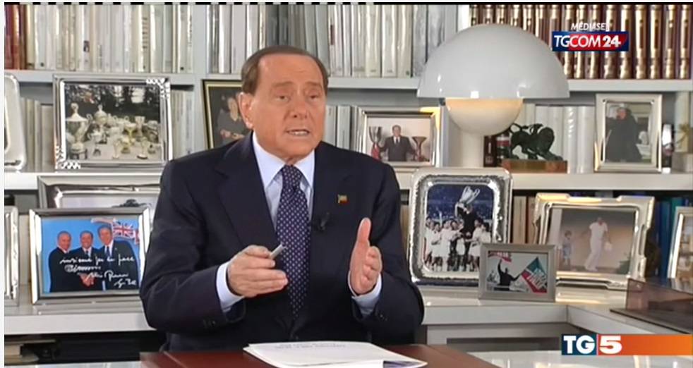 Silvio Berlusconi torna in tv: "Un no deciso al referendum"