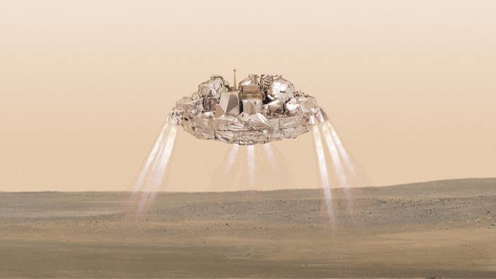 Marte, la sonda caduta al suolo "Retrorazzi attivi per 3 secondi"