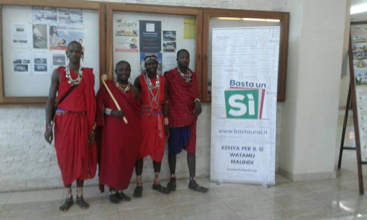 Il referendum sbarca in Africa: il fronte del "sì" arruola i masai