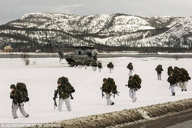 Marines in Norvegia, Mosca punta testate nucleari 