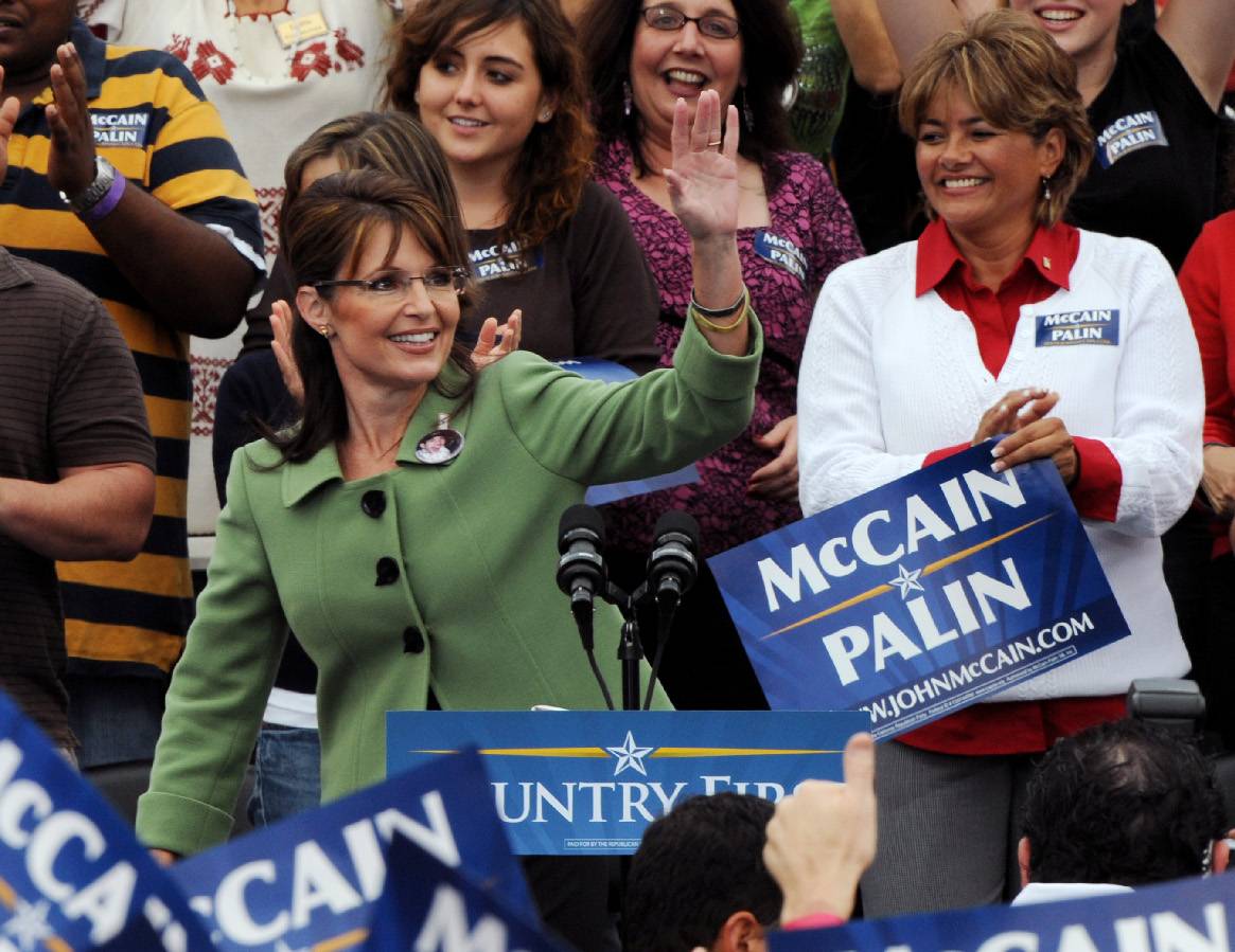 Sara Palin: infilò una serie dietro l’altra di gaffes
