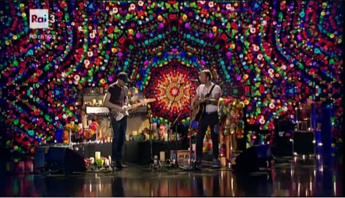 Matteo Renzi a "Che tempo che fa" subito dopo i Coldplay