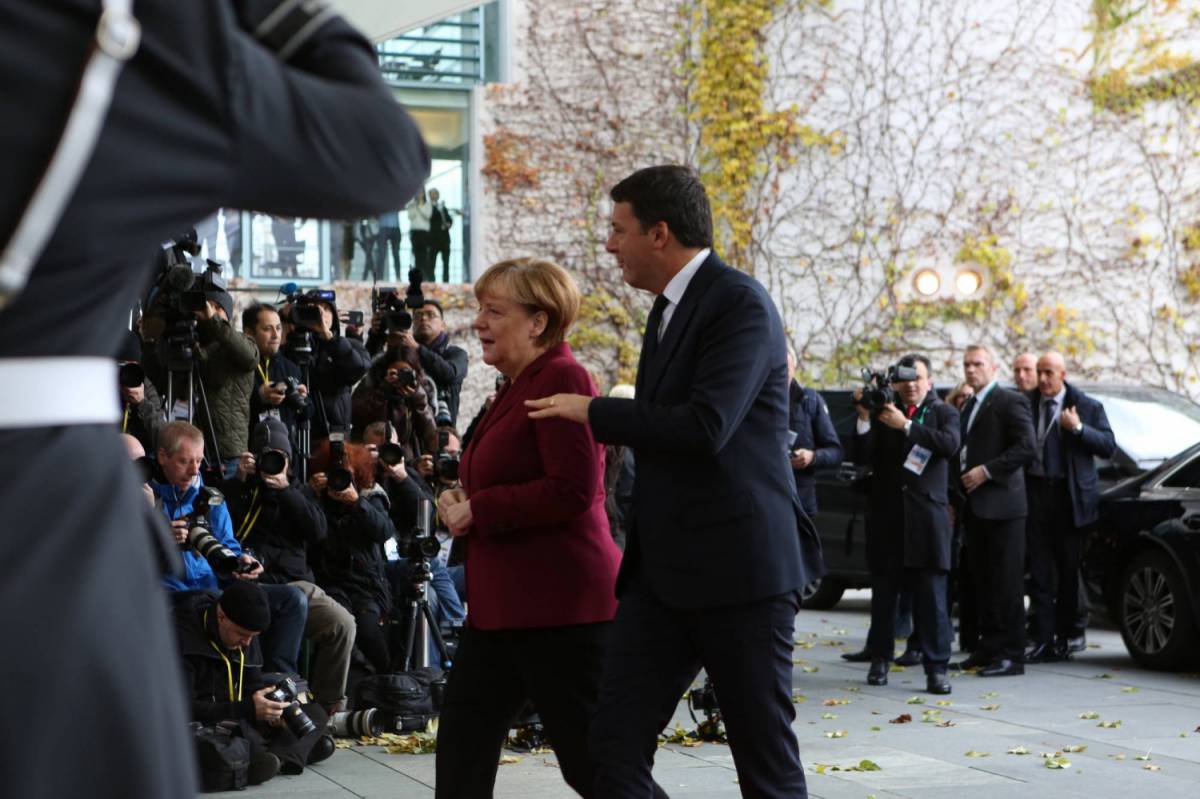 Gelo tra Merkel e Renzi