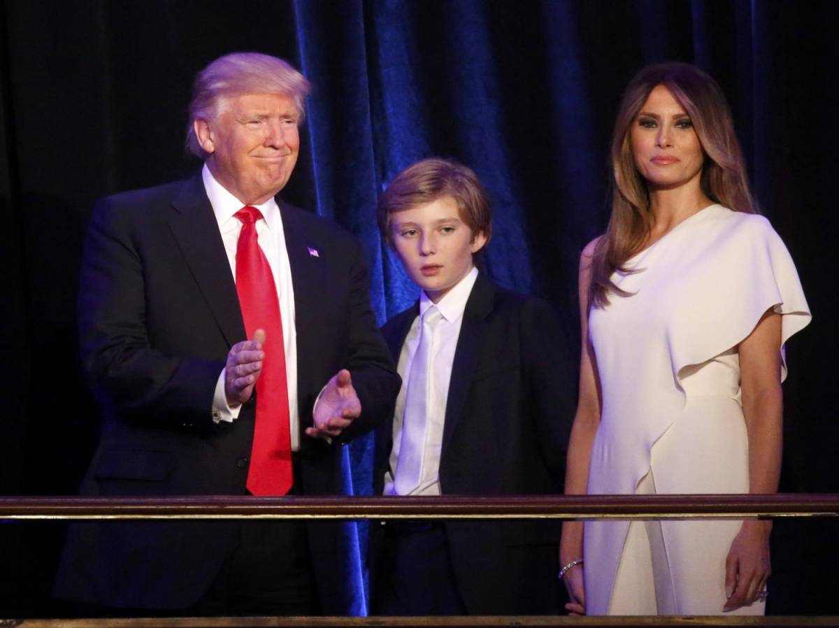 La first lady e il figlio di Trump non vivranno alla Casa Bianca