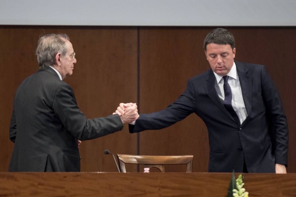 Ad aprile arriva la manovra smentita da Renzi e Padoan