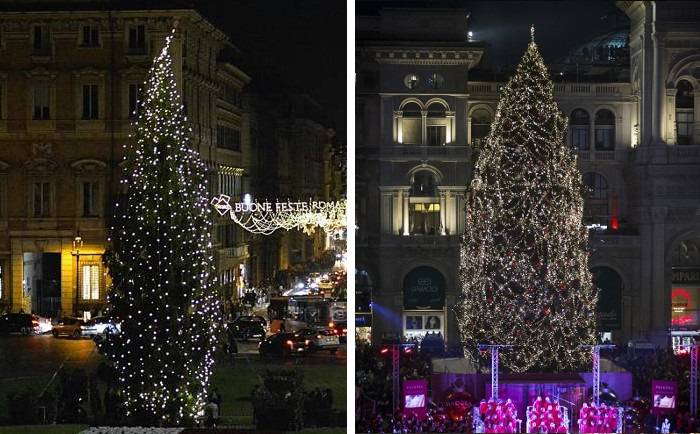 Roma, l'albero di Natale fa discutere: "È sciatto come la città"