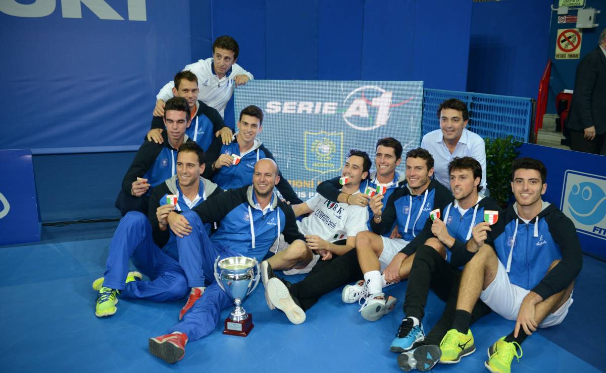 Il Park Tennis Club Genova festeggia: campione d'Italia in Serie A1