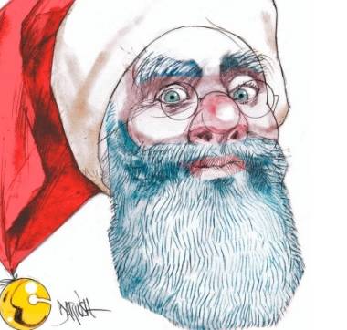 Babbo Natale, una vera barba (moderna)