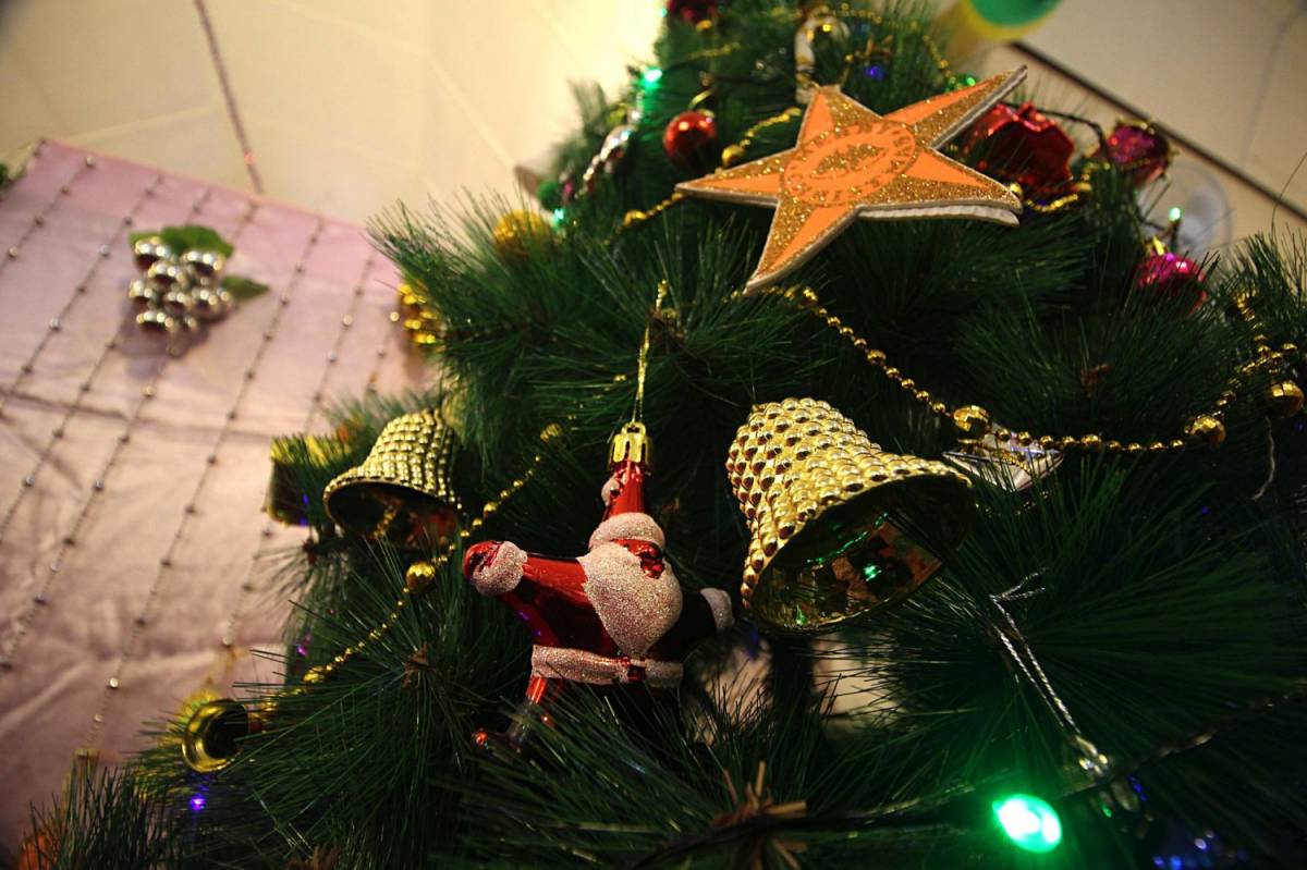 Noale, decapitato il pupazzo di bimba di colore sull'albero di Natale