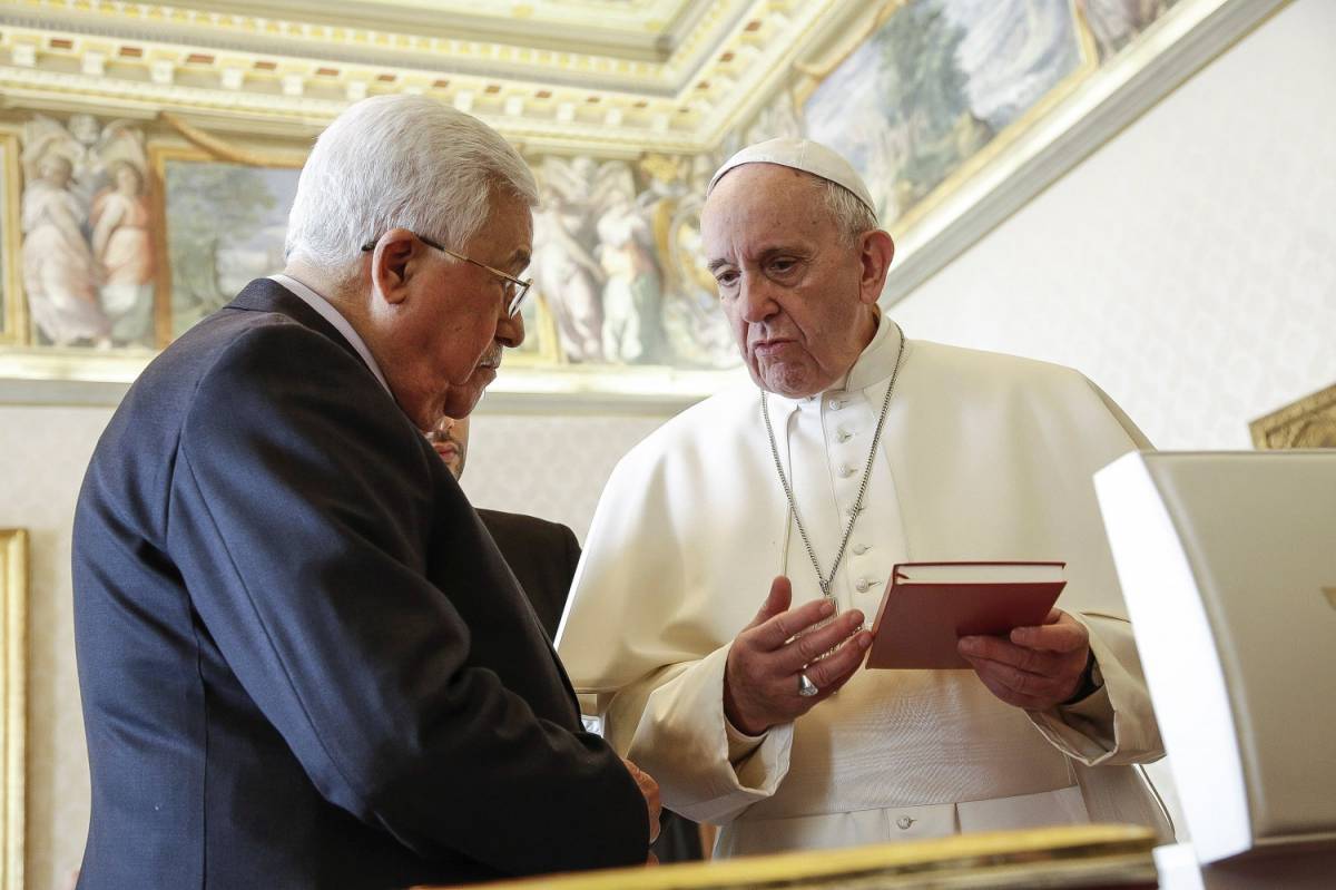 Papa Francesco ha incontrato il presidente palestinese