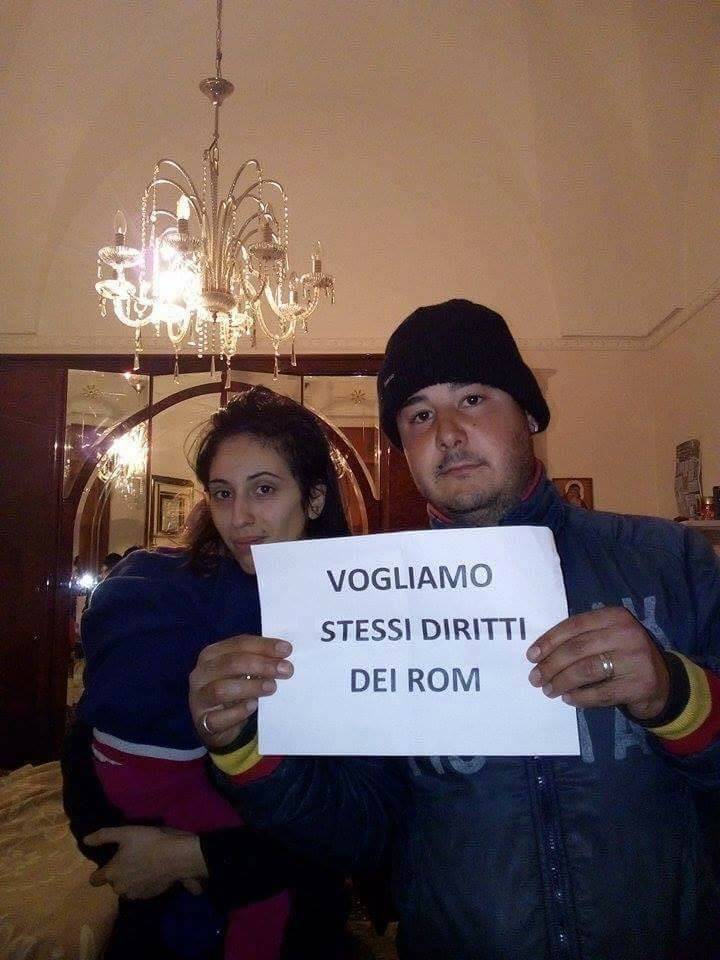 "Loro principi e noi animali Ora dateci le case dei rom"