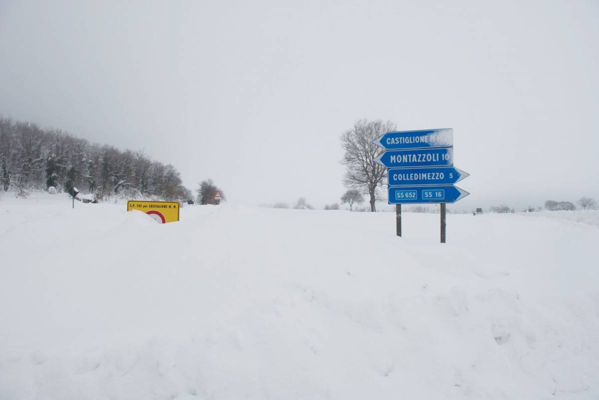 Neve e gelo, in Abruzzo arriverà l'esercito